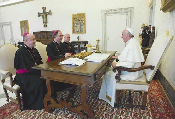 Presidência da CNBB é recebida pelo papa Francisco