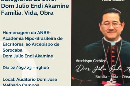 Lançamento e noite de autógrafos do livro: Dom Julio Endi Akamine, Familia, Vida e Obra