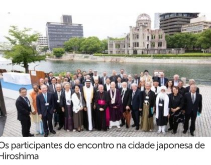 Papa Francisco envia mensagem a encontro de líderes religiosos em Hiroshima, no Japão, que visa promover o desenvolvimento ético da inteligência artificial.