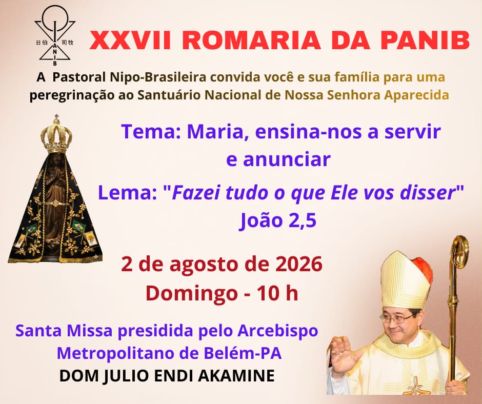 XXVII ROMARIA DA PANIB - 2 DE AGOSTO 2026