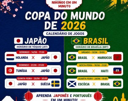 Copa do Mundo 2026 - Japão e Brasil