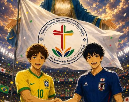 Unidos em comunidade, fé e esporte! Paróquia Pessoal Nipo-Brasileira de São Gonçalo em SP.